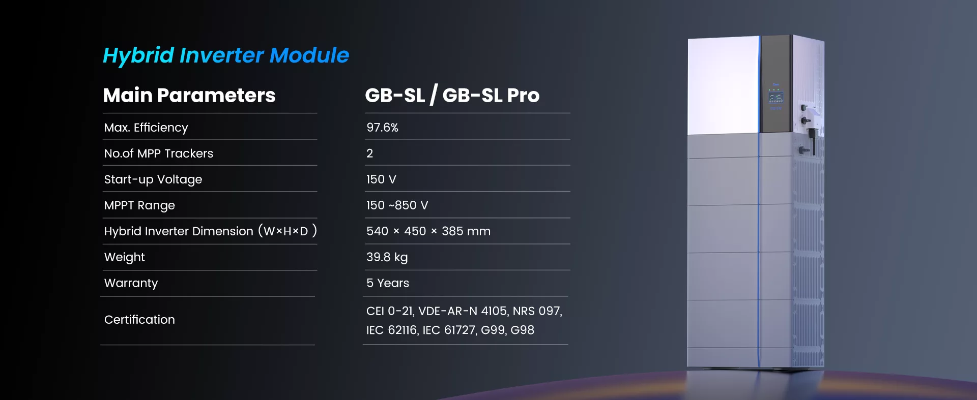 Deye GB-SL / GB-SL Pro — 4
